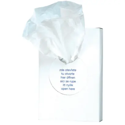 Sáček hygienický na dámské vložky 8 x 6 x 25 cm 30 ks HDPE