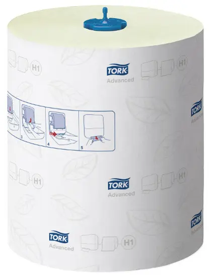 Ručník v roli Tork Advanced H1 zelený