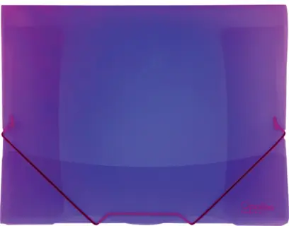 Mapa 3 klopá s gumou PP Opaline fialová