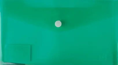 Obálka DL s drukem Opaline zelená