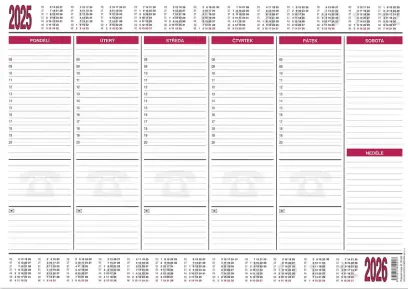 Mapa plánovací A3 30 listů