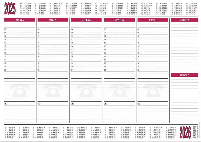 Mapa plánovací A3 30 listů