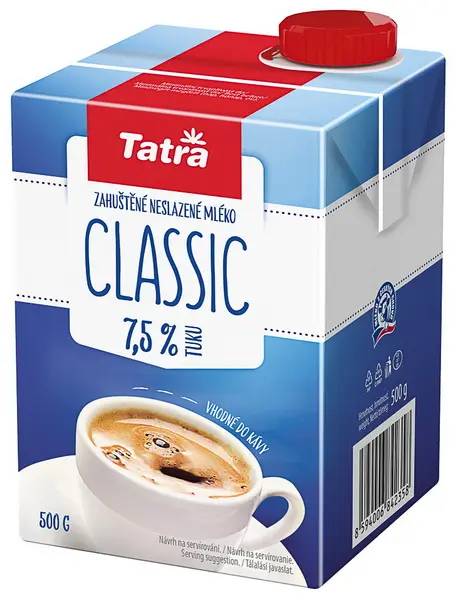 Mléko zahuštěné neslazené 500 g