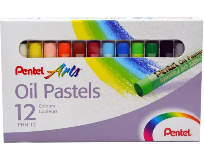 Křída olejová Pentel 12 barev