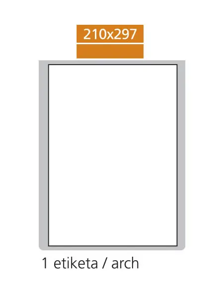 Fólie samolepicí A4 matná bílá 20 archů