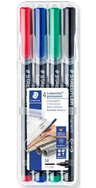 Popisovač nestíratelný 317 WP4 sada 4 barvy