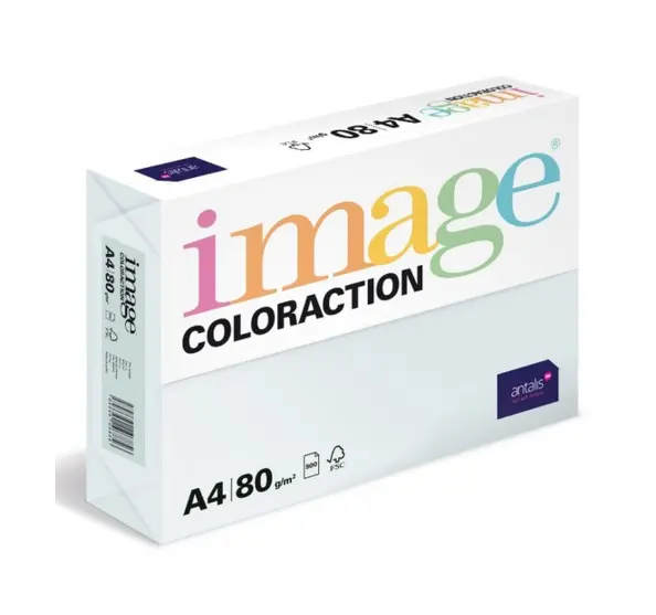 Xero A4 80 Coloraction Iceland středně šedý 500 listů