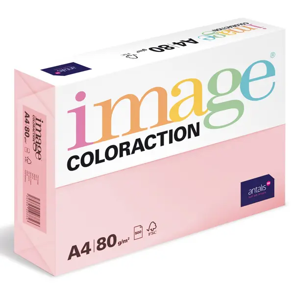 Xero A4 80 Coloraction Tropic pastelově růžový 500 listů