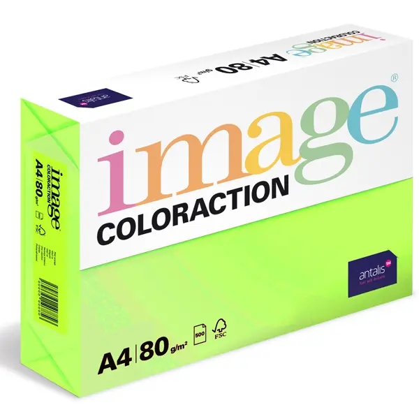 Xero A4 80 Coloraction Rio reflexní zelený 500 listů