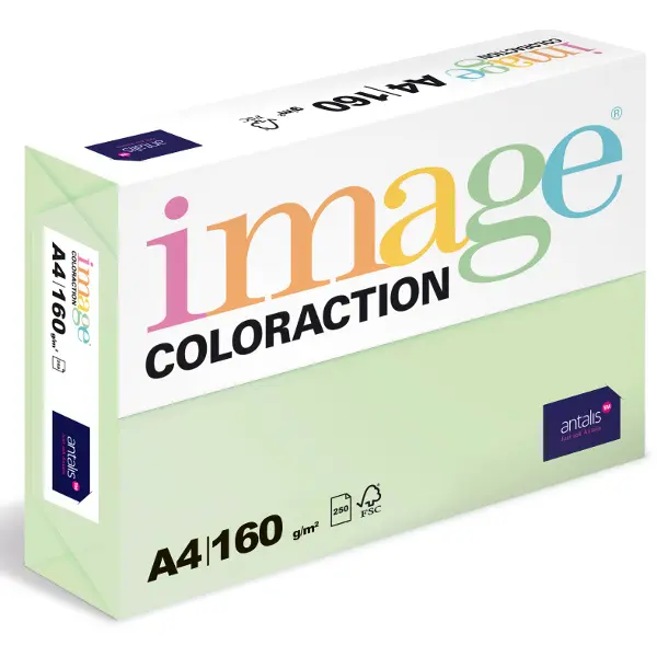 Xero A4 160 Coloraction Jungle pastelově sv. zelený 250 listů