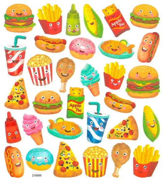 Samolepky papírové DPNK-140 svačinka DP