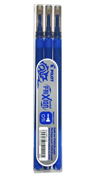 Náplň FriXion Point 0,5 mm modrá 3 ks