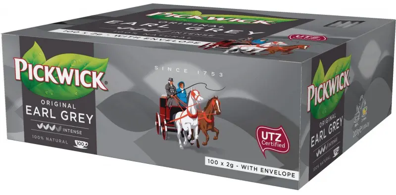 Čaj Pickwick Earl grey 100 sáčků