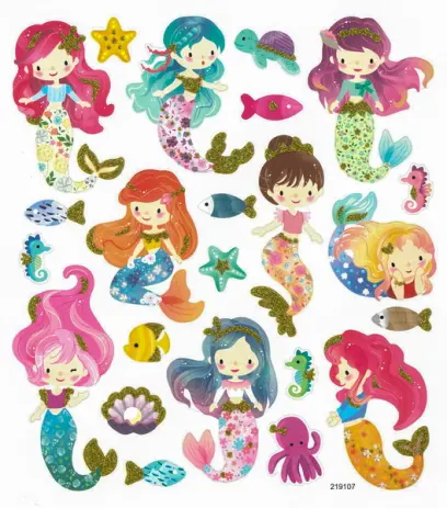 Samolepky papírové DPNK-142 mořská pana DP