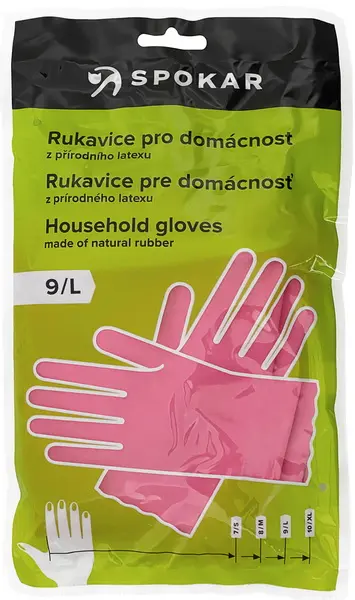 Rukavice úklidové vel. 9