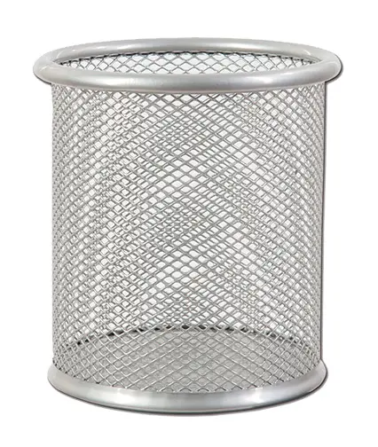 Kalíšek na psací potřeby stříbrný