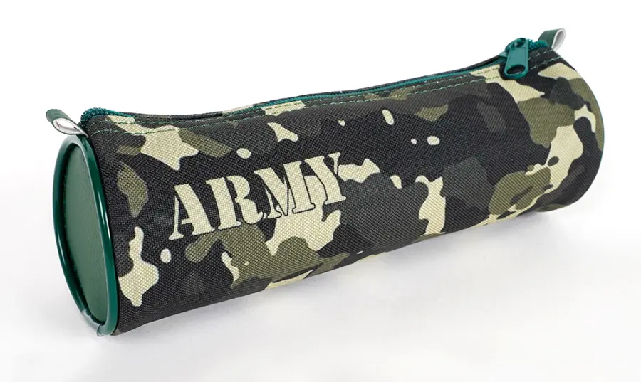 Penál rolka Army moro 1 zelený