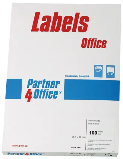 Etikety samolepicí 105 x 148 mm 100 archů P4O