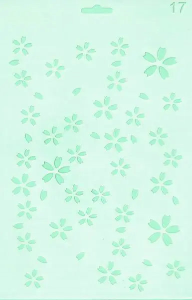 Šablona Silhouette 15 Flowers