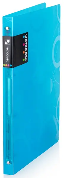 Pořadač 4 kroužkový 20 mm PP Neo Colori modrý