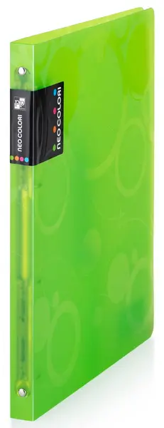 Pořadač 4 kroužkový 20 mm PP Neo Colori zelený