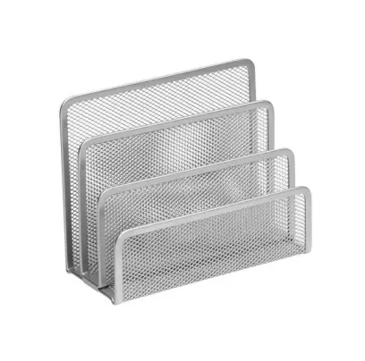 Stojánek na dopisy stříbrný