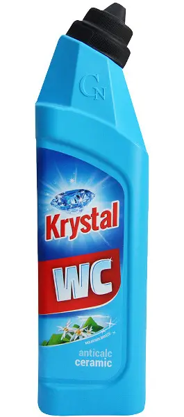 Čistič na WC Krystal modrý 750 ml