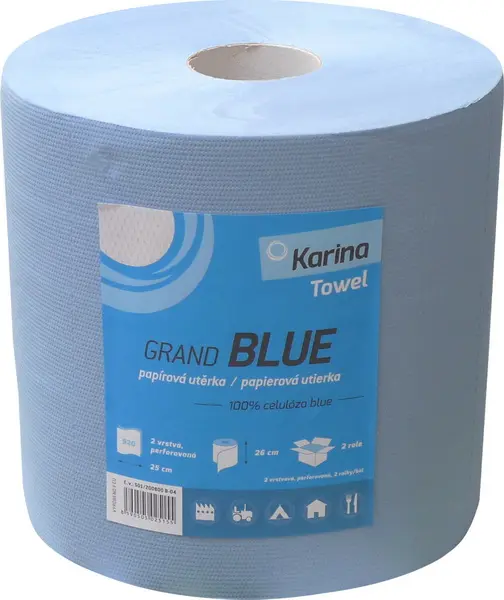 Utěrky v roli průmyslové Blue 2 ks