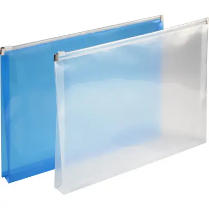 Obálka A5 se zipem prostorová PP čirá