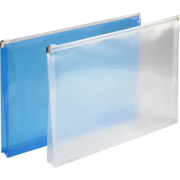 Obálka A5 se zipem prostorová PP čirá