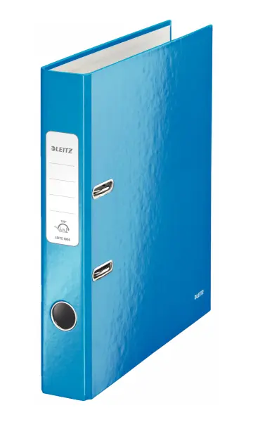 Pořadač pákový 52 mm Leitz 180° Wow modrý