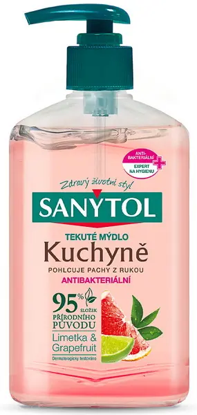 Mýdlo tekuté Sanytol dezinfekční do kuchyně 250 ml