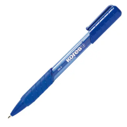 Pero kuličkové K6 trojhranné 0,7 mm modré
