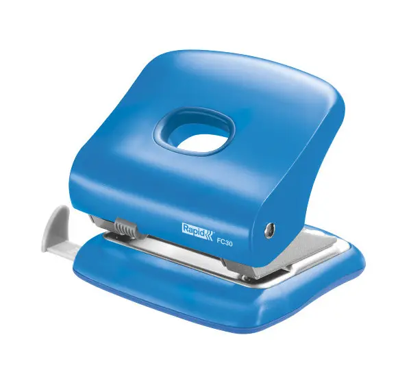 Děrovačka na 30 listů FC30 světle modrá