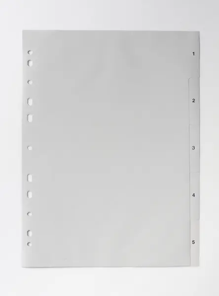 Rozlišovač A4 1-5 šedý