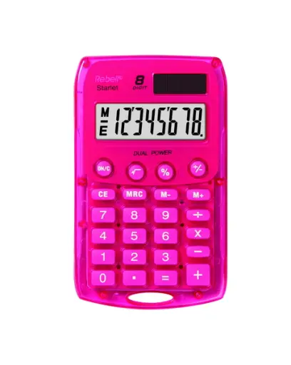 Kalkulátor Rebell Starlet růžový