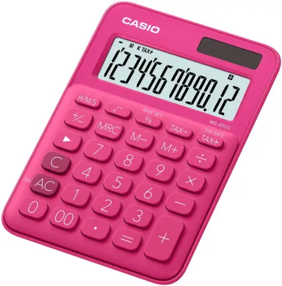 Kalkulátor Casio MS 20NC červená