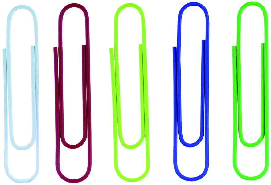 Spony aktové 472 50 mm barevné 100 ks