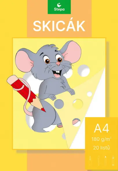 Skicák A4 20 listů