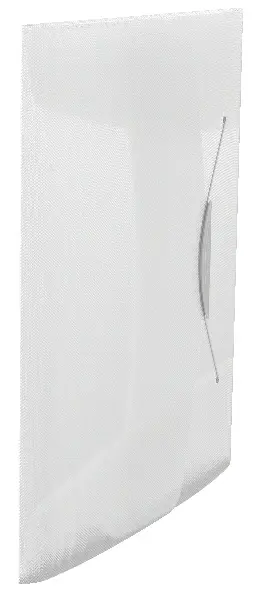 Mapa 3 klopá s gumou PP Vivida bílá