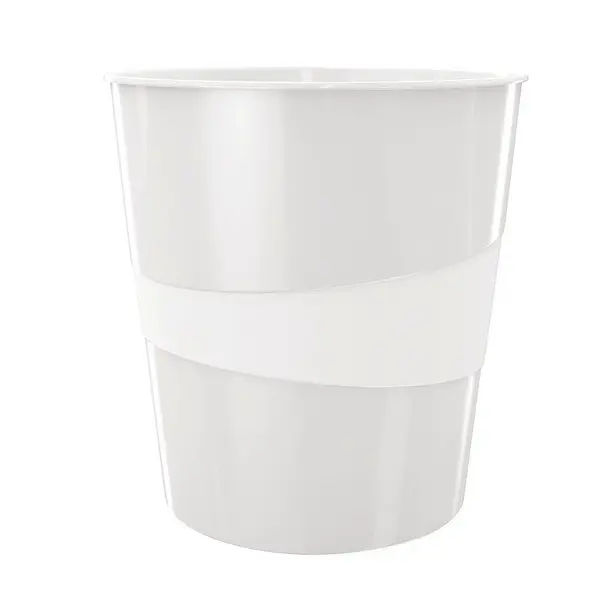 Koš odpadkový Leitz Wow perleťová bílá