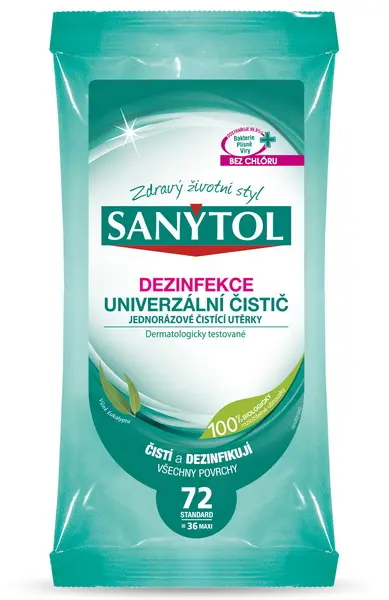 Utěrky čistící Sanytol univerzální 36 ks
