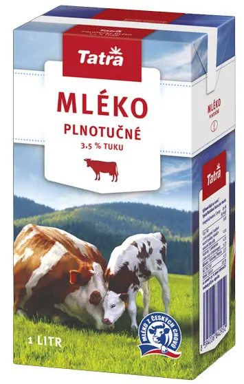 Mléko plnotučné 1l 3,5%