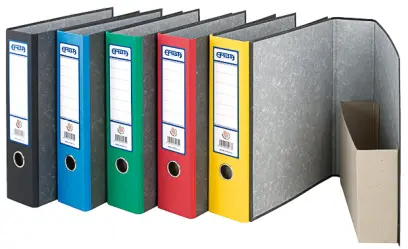 Pořadač archivační s kapsou modrý