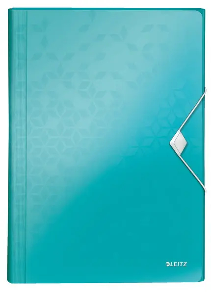 Aktovka s přihrádkami Leitz Wow tyrkysová