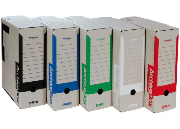 Krabice archivační 110 mm Emba zelená