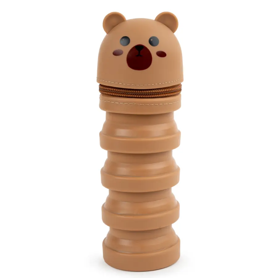 Penál etue Silica 1 hnědý