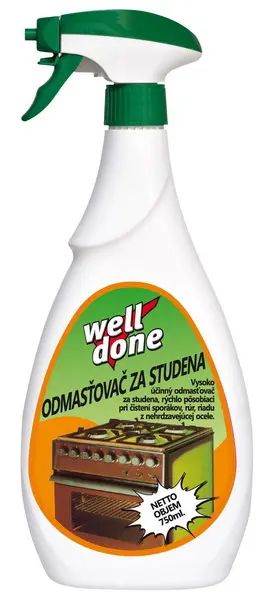 Odmašťovač Well Done sprej 750 ml