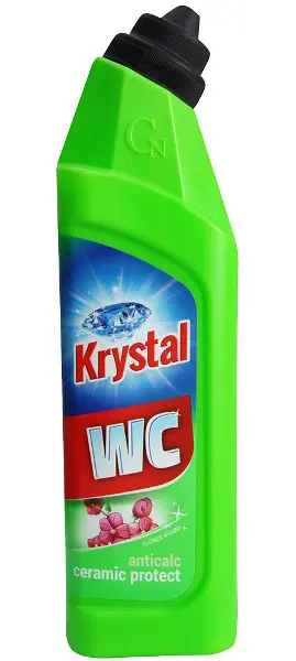Čistič na WC Krystal zelený 750 ml