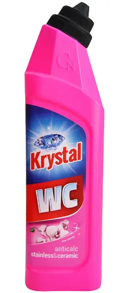 Čistič na WC Krystal růžový 750 ml